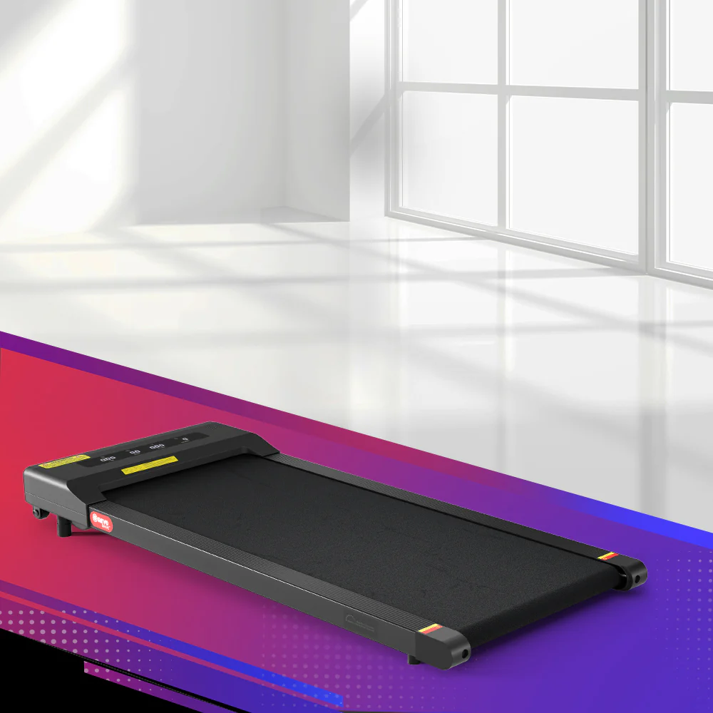 Everfit Treadmill Electric Walking Pad Under Desk Home Gym Fitness 400mm Black - Nurns