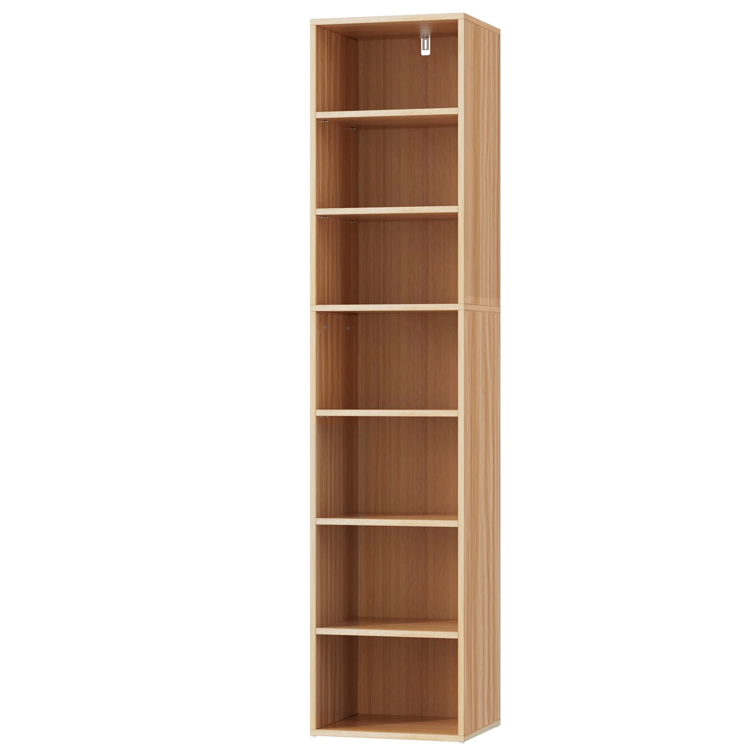 Artiss Bookshelf 7 Tiers Milo Pine - Nurns