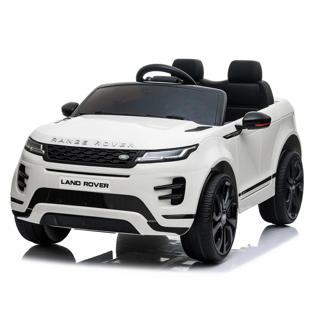 Land Rover Licensed Kids Electric Ride On Car Remote Control - White - Nurns