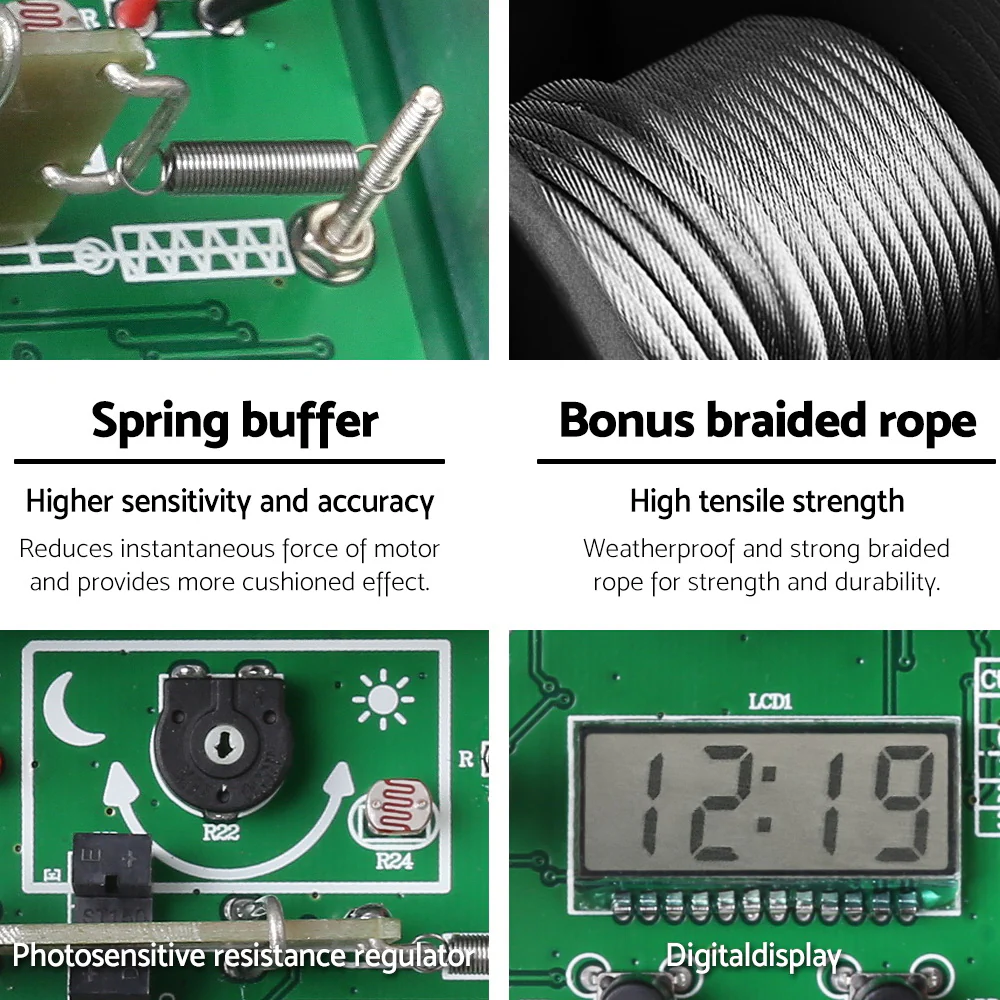 Automatic Chicken Coop Door Opener Cage Closer - Nurns