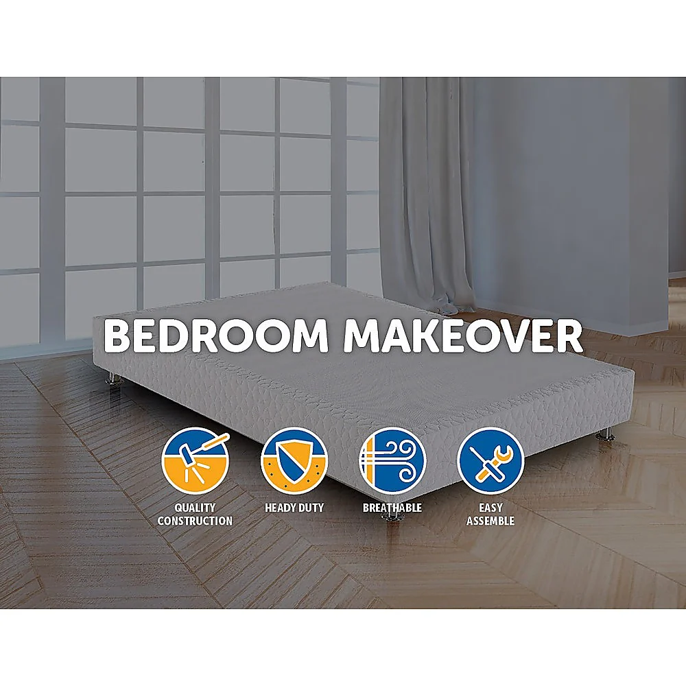 Andrea Ensemble Bed Base - White Queen - Nurns