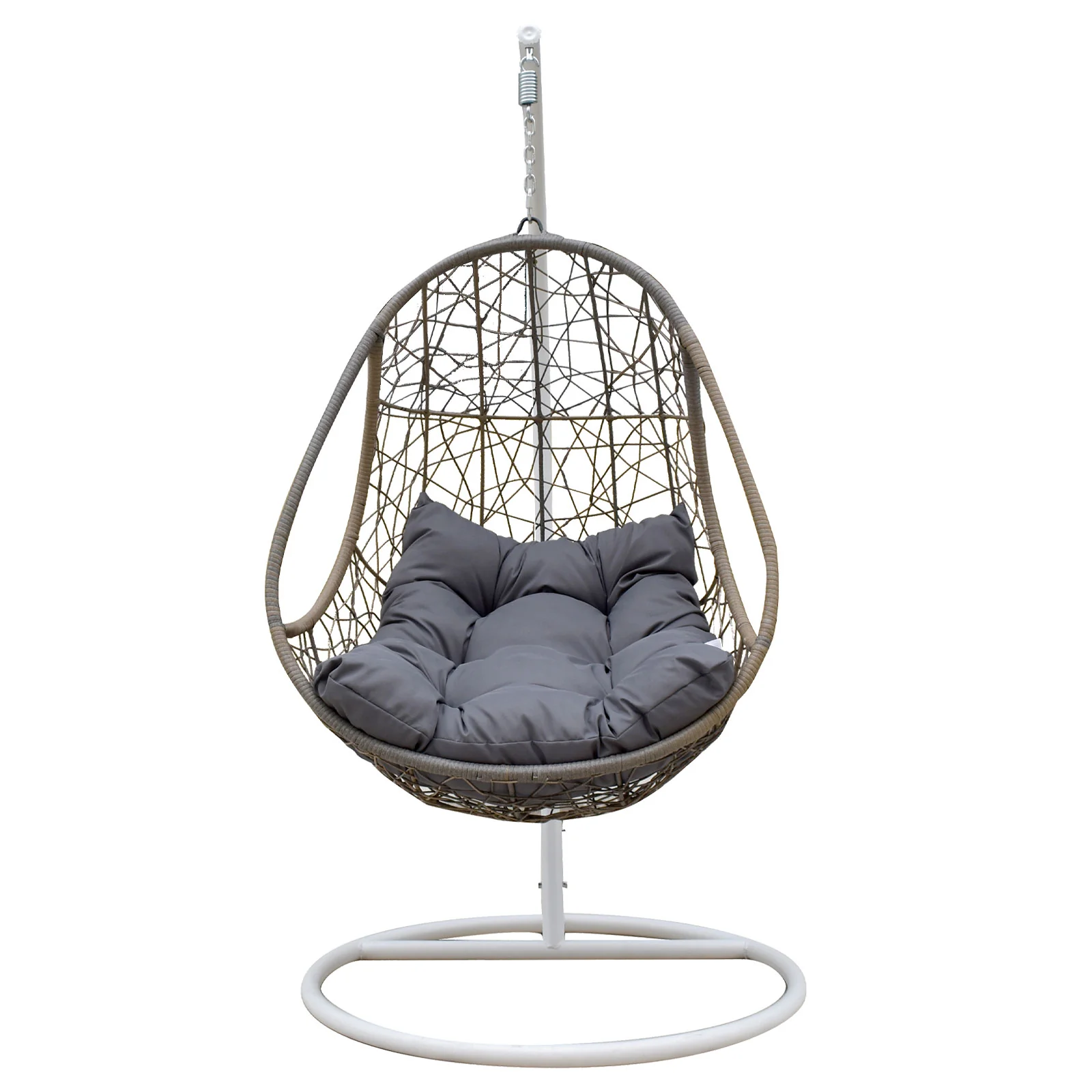 Jessica Furniture Rocking Egg Chair - Grey - Nurns