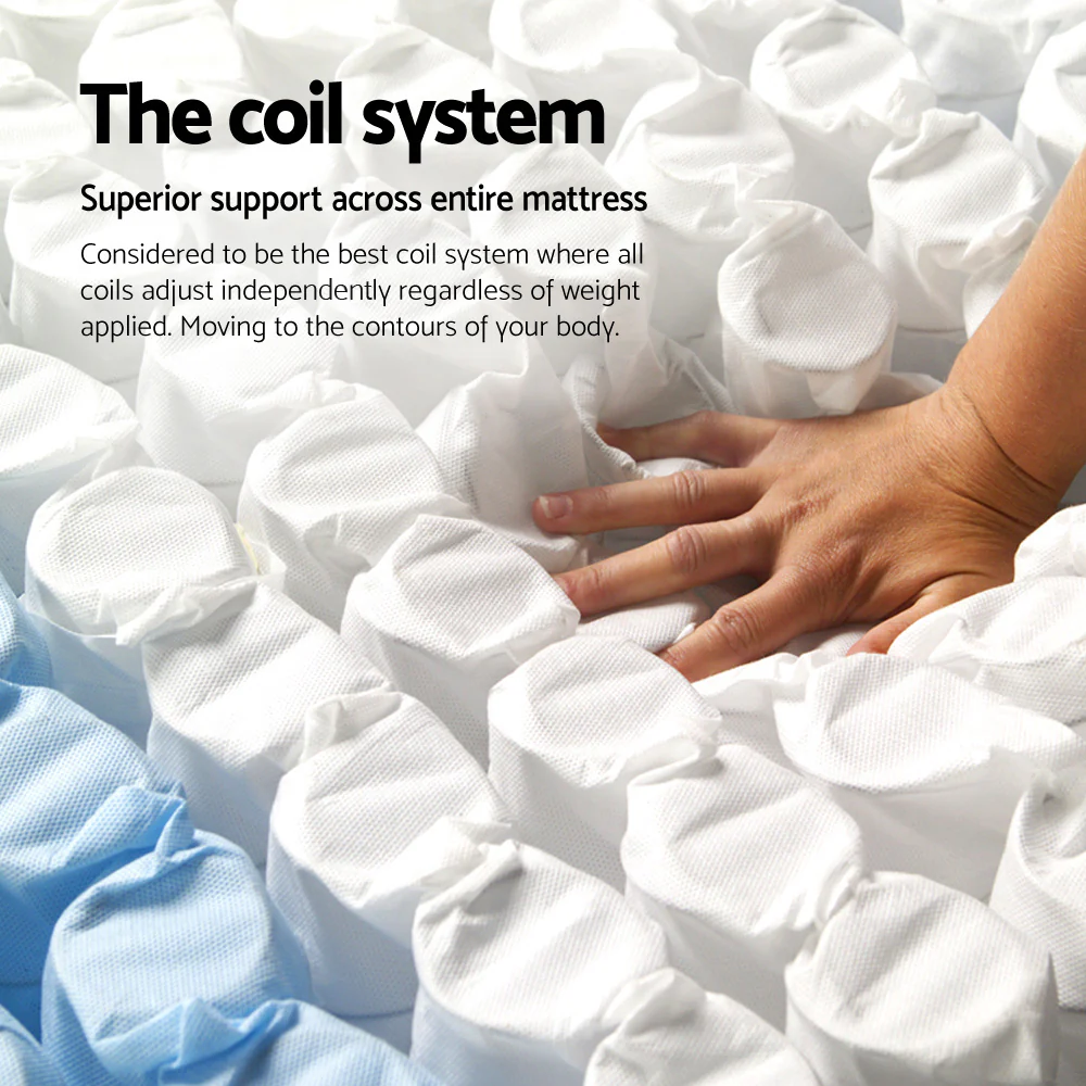 Brooklyn 21cm Thick Pocket Spring Mattress - Single - Nurns