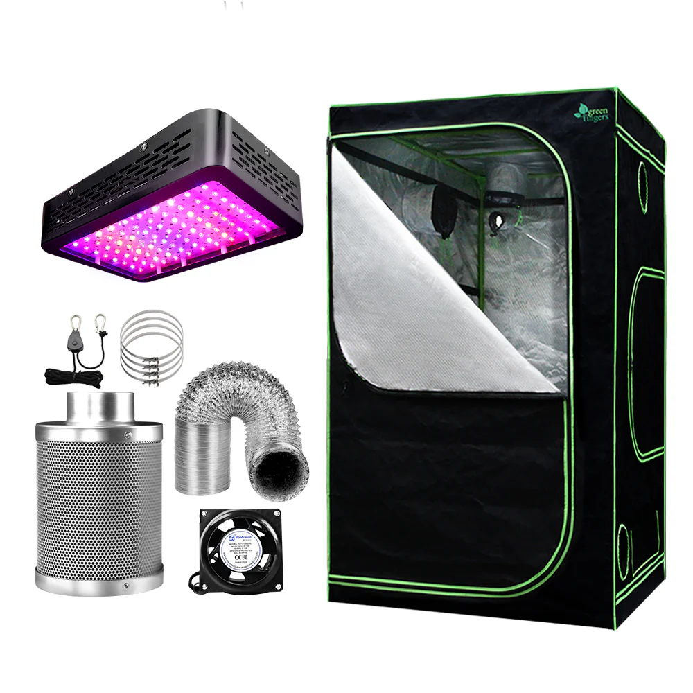 Grow Tent Light Kit 90x90x180CM 1000W LED 6