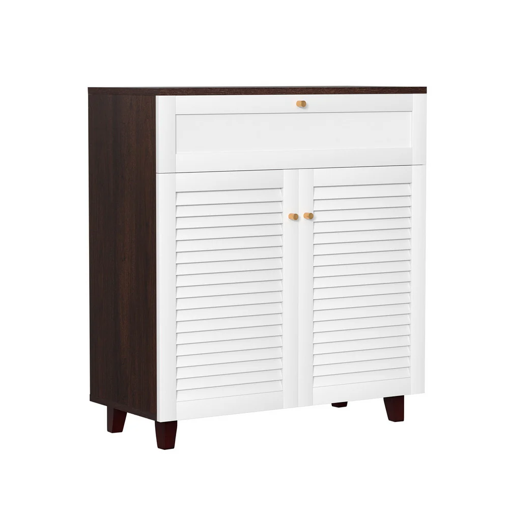 Artiss Shoe Rack Cabinet Shoes Storage Drawer 16 Pairs - Nurns