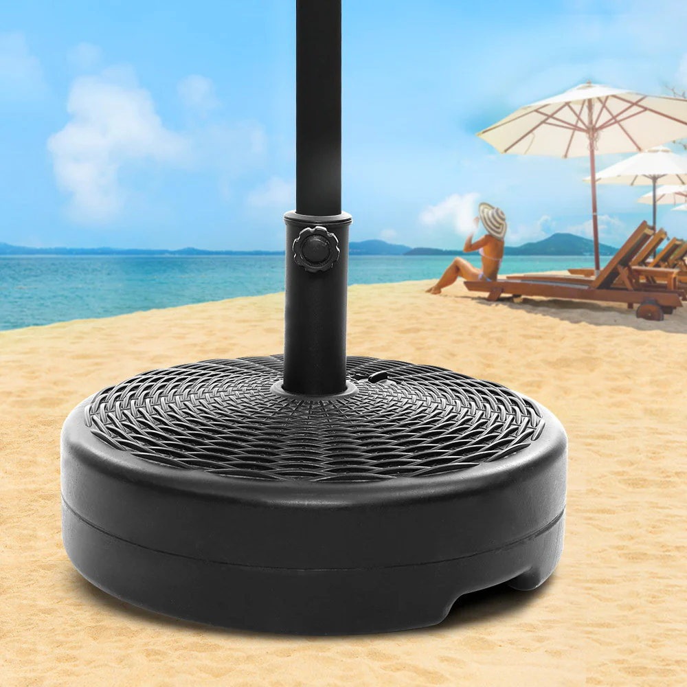 Instahut 51cm Outdoor Umbrella Base Round Stand Pod - Nurns