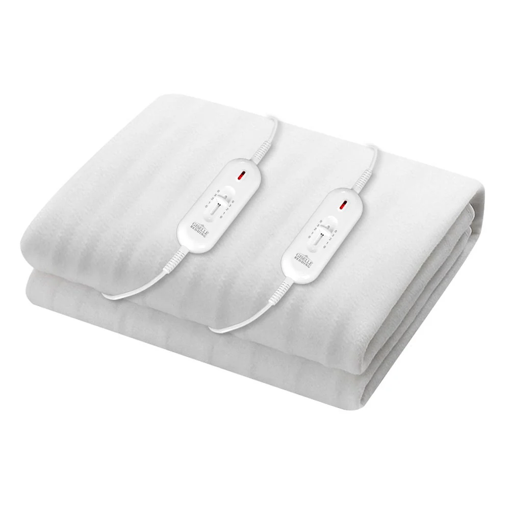 Wilmer Electric Soft Blanket King Size Polyester - White - Nurns