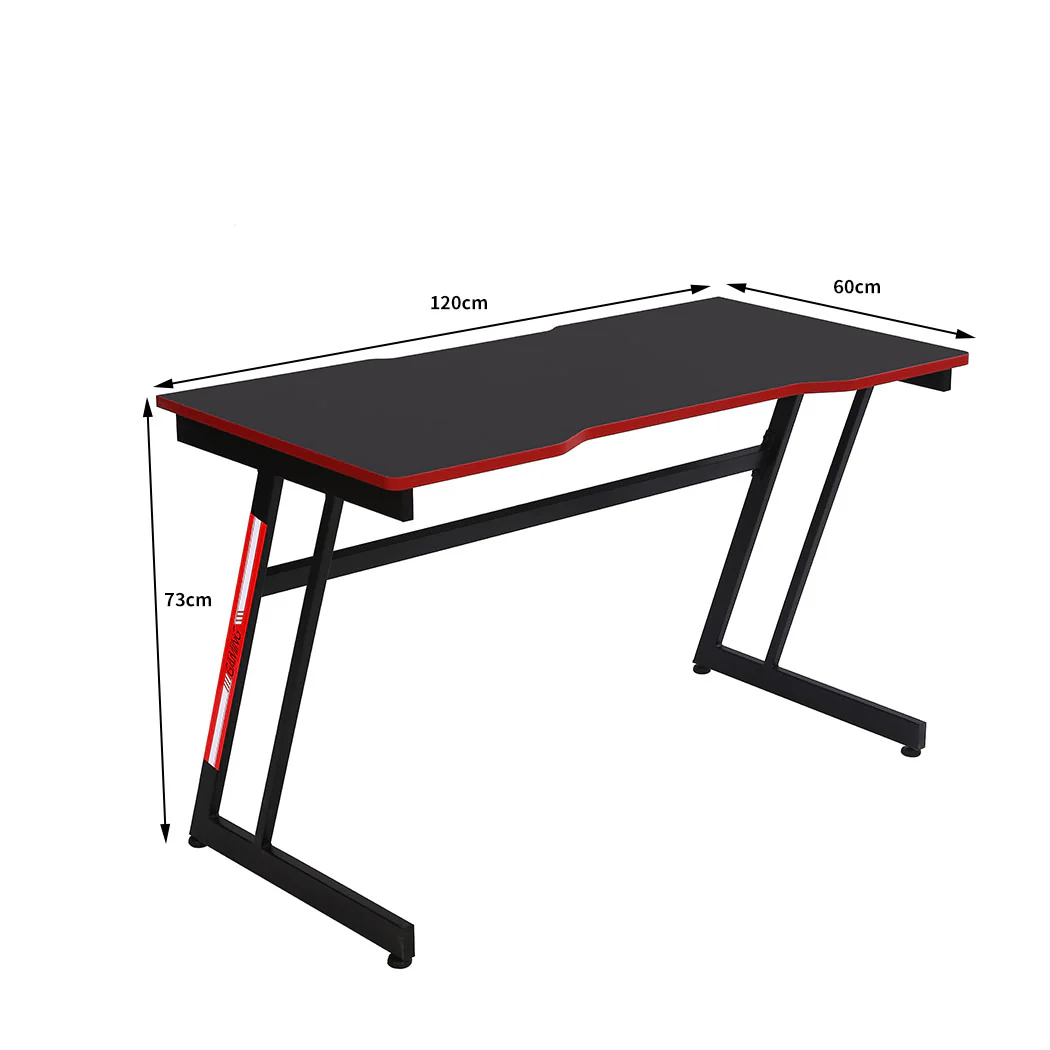 Levede Gaming Desk Table Desktop Pc - Nurns