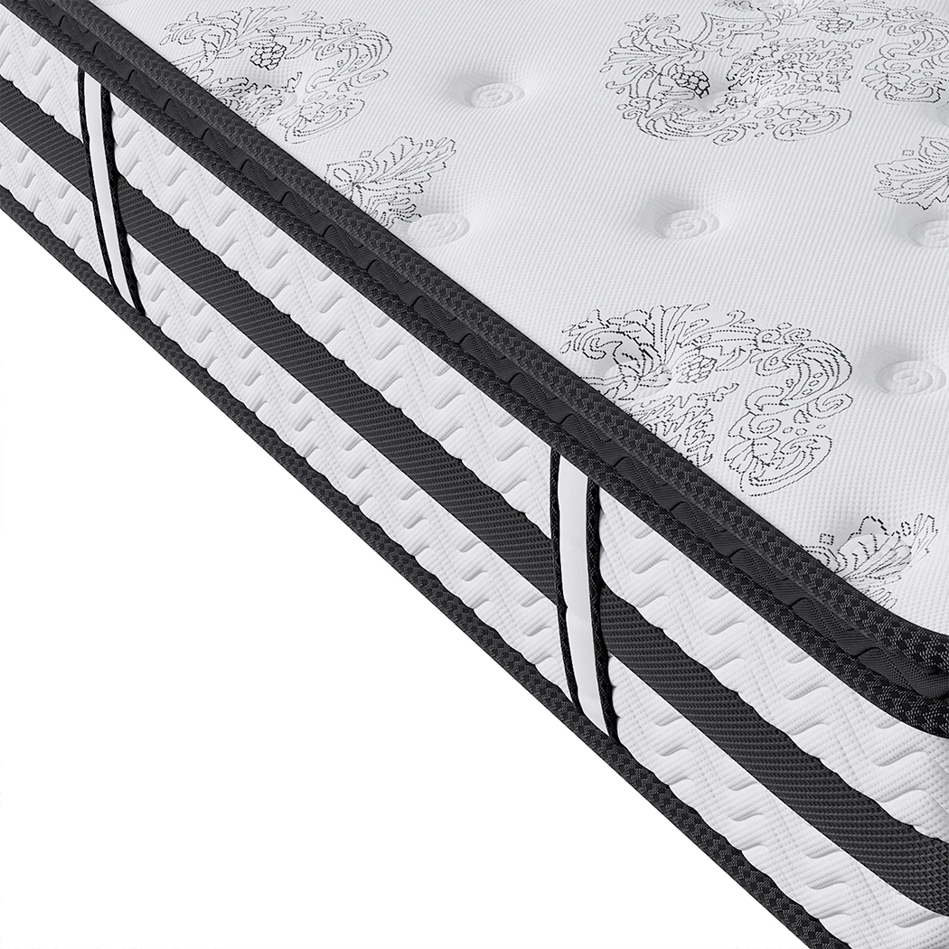 Ysla 35cm Thick Euro Top Egg Crate Foam Mattress - Super King - Nurns
