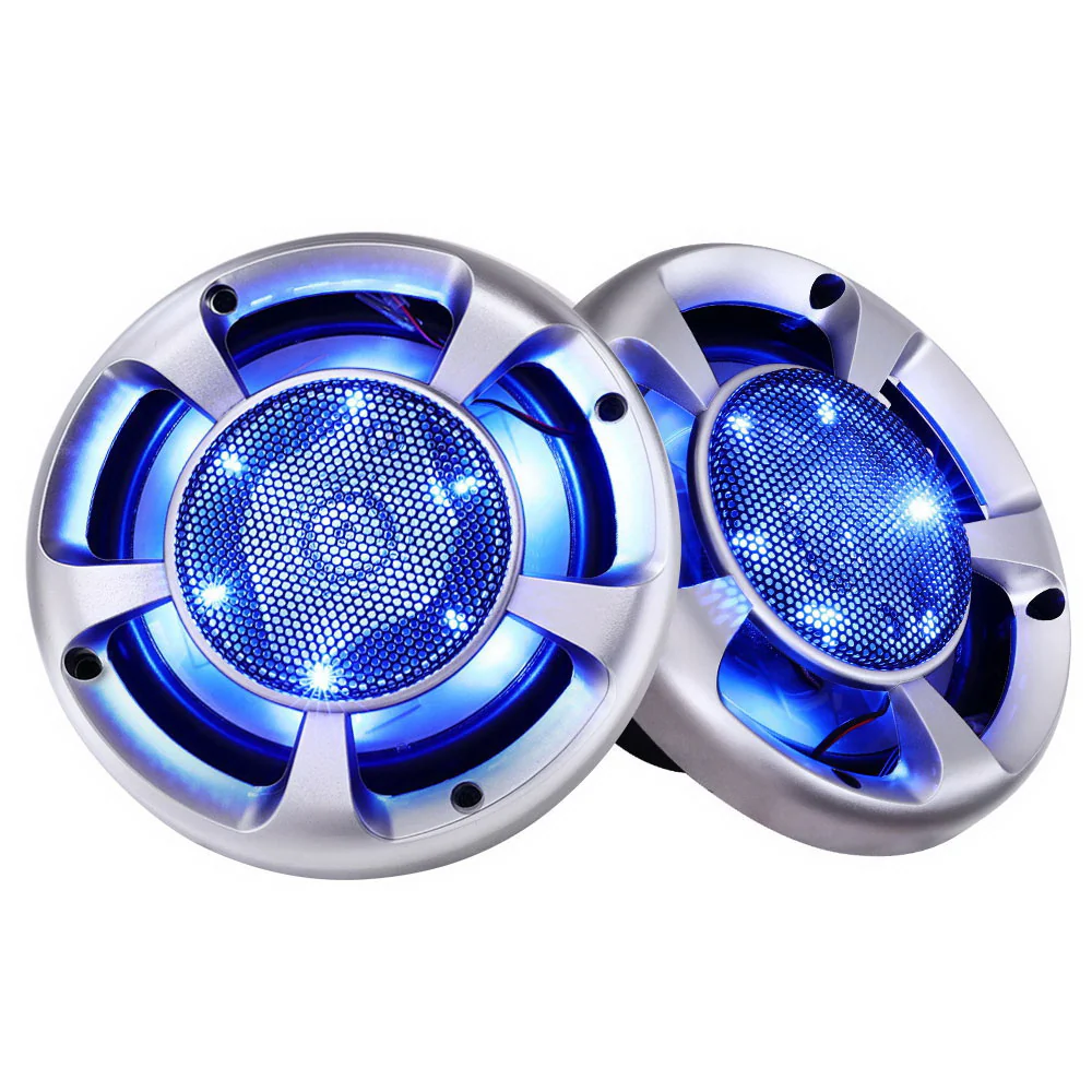 Set of 2 6.5inch LED Light Car Speakers - Nurns