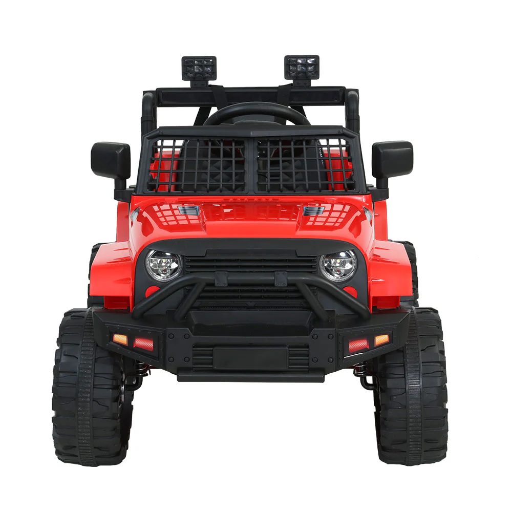 Kids Ride on Car Electric 12V Car Toys Jeep Battery Remote Control - Red - Nurns