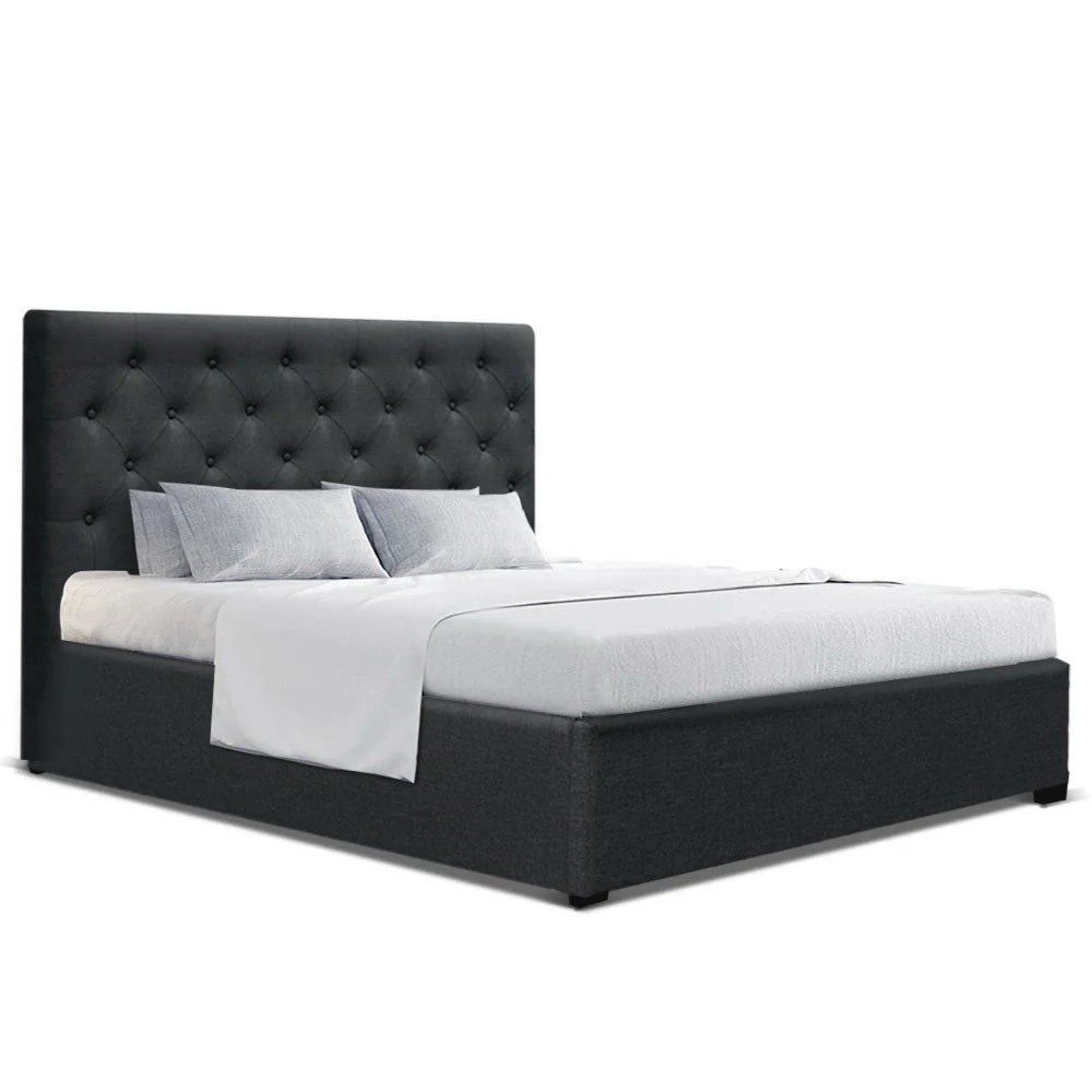 Emerald Bed & Mattress Package - Charcoal Double - Nurns