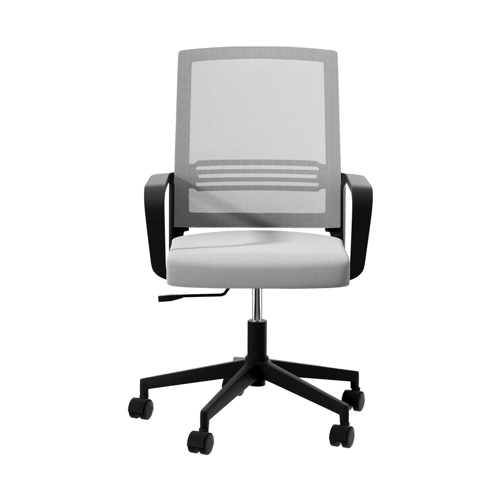 Artiss Mesh Office Chair Computer Gaming Desk Chairs Work Study Mid Back Grey - Nurns