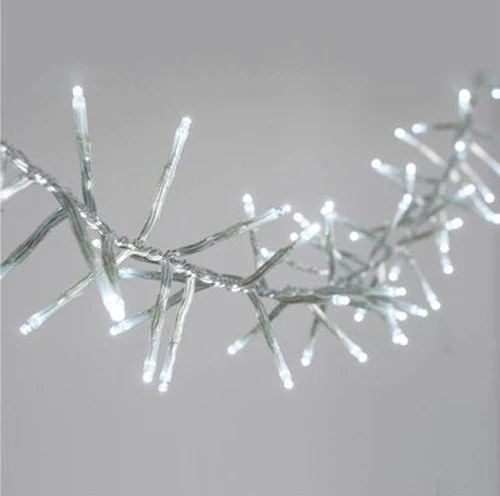 Christmas Battery Powered String Lights 20 LED Bulb - Artic White - Nurns