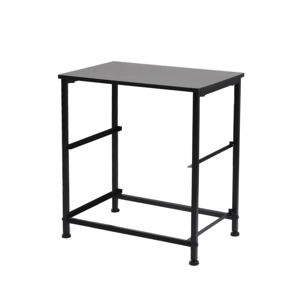 Moose Fabric Bedside Tables with 2 Drawers - Dark Grey - Nurns