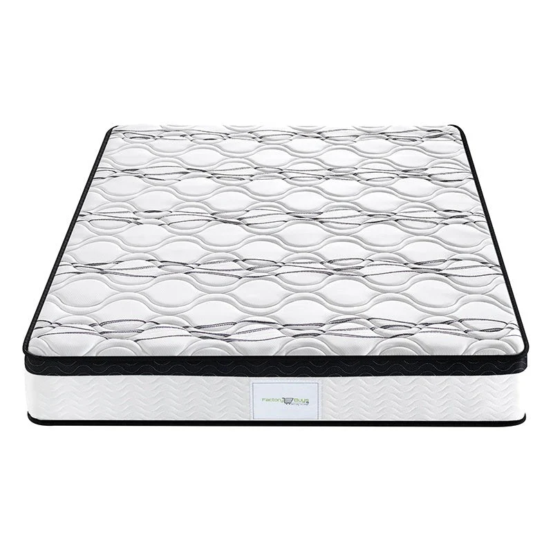 Sphene 24cm Bed & Mattress Package - Grey Queen - Nurns