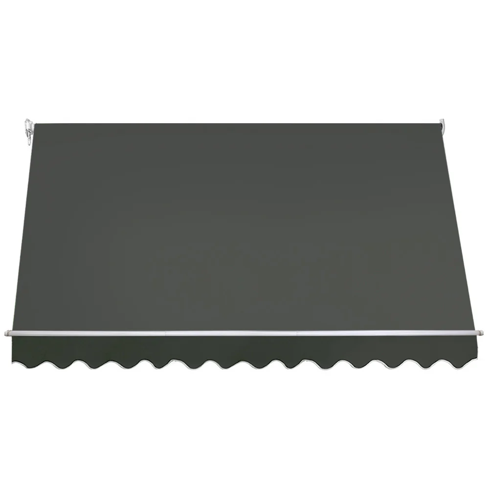 Instahut Window Fixed Pivot Arm Awning Outdoor Blinds Retractable Canopy3.1x2.1M - Nurns