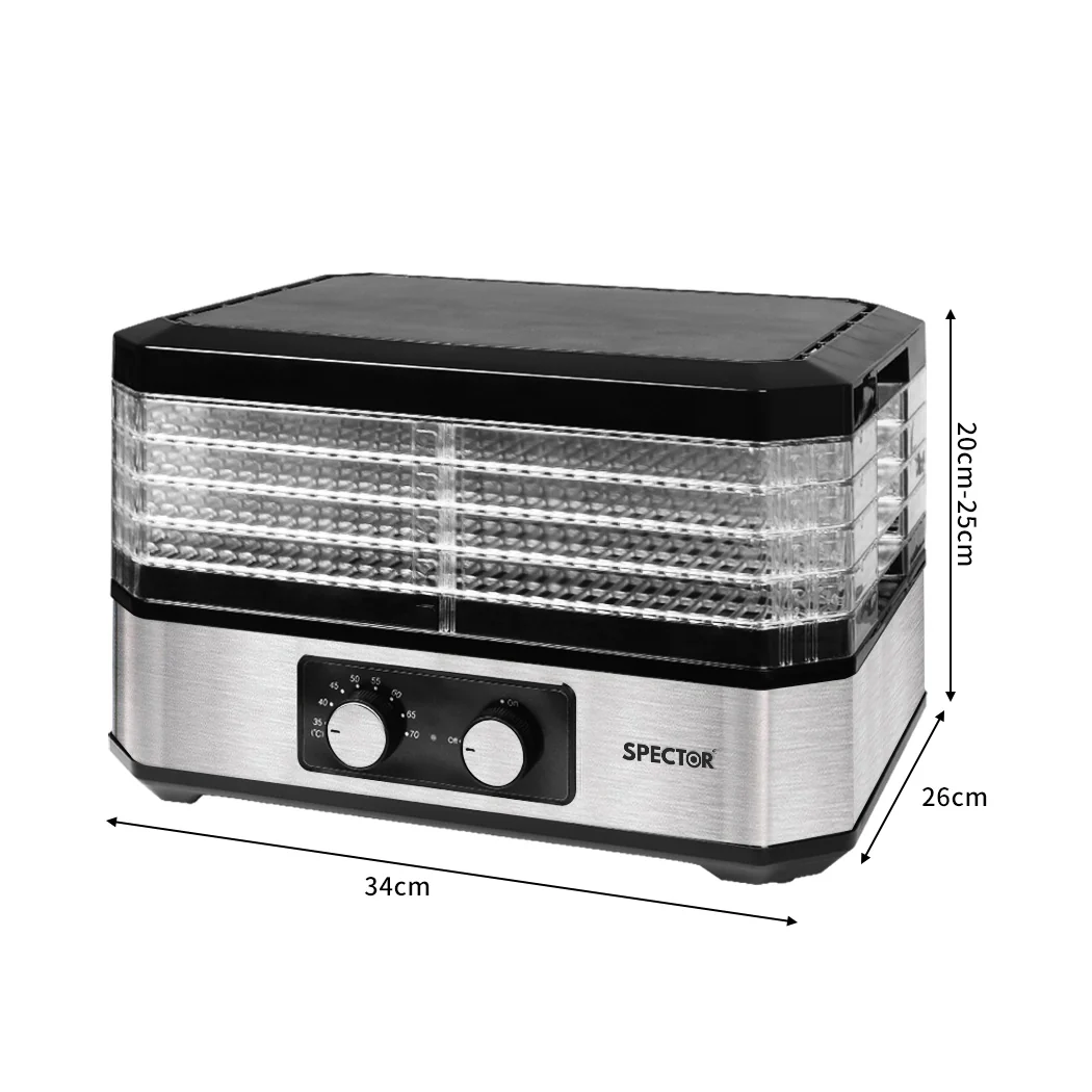 Spector Food Dehydrators Stainless Steel - Nurns