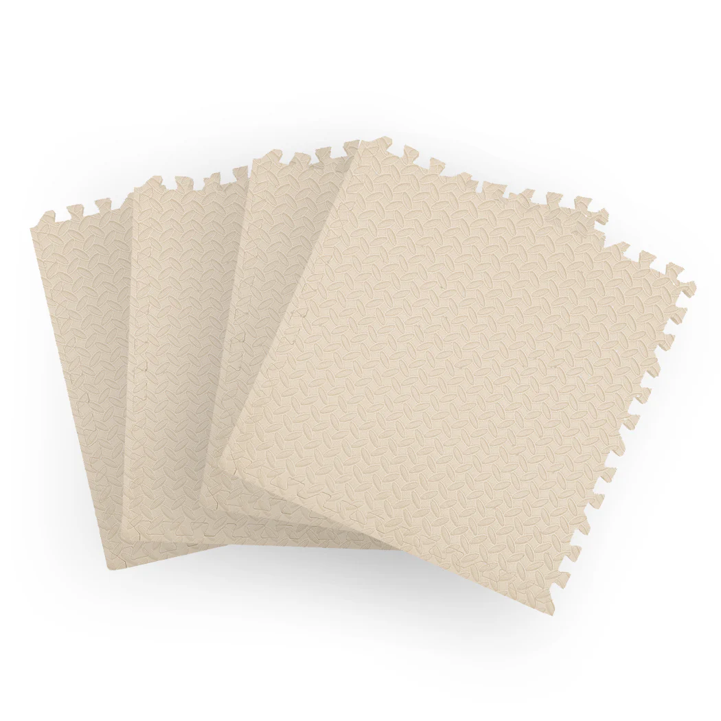 Kids Play Mat Floor Baby Crawling Mats Foldable Waterproof Carpet White - Nurns