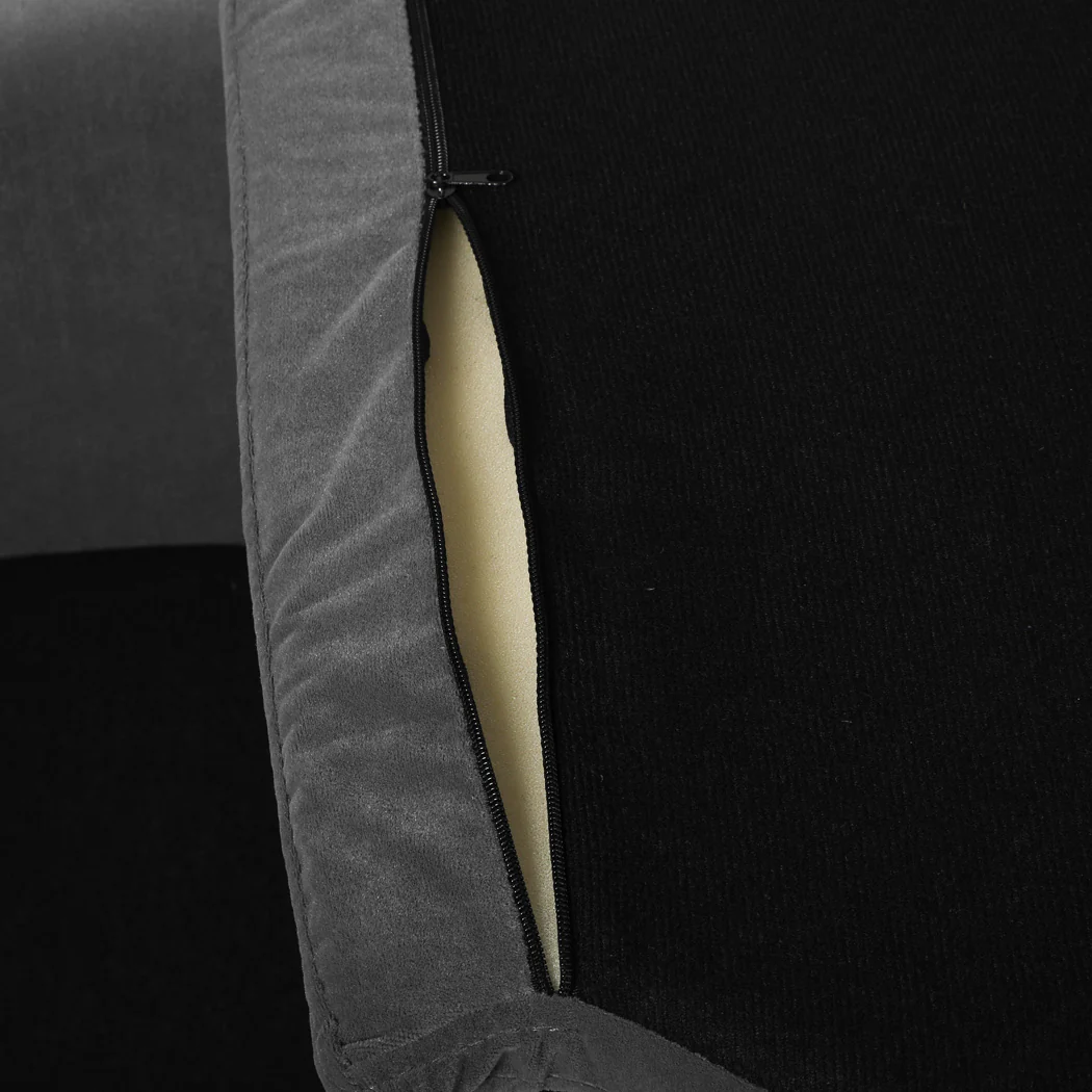 SMALL Dog Beds Luxury Elevated Sofa Anti-slip - Grey - Nurns