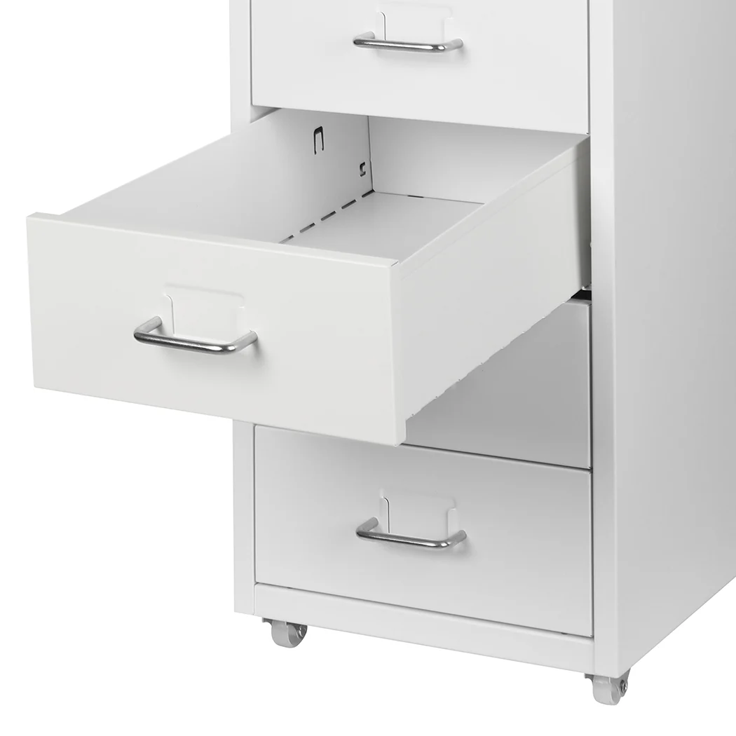 Levede 6 Drawer Office Cabinet Drawers White - Nurns