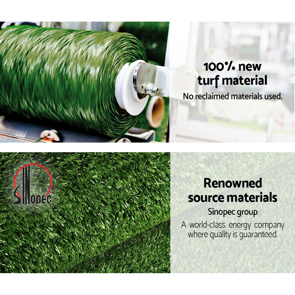 Primeturf 1x20m Artificial Grass Synthetic Fake 20SQM Turf Lawn 17mm Tape - Nurns