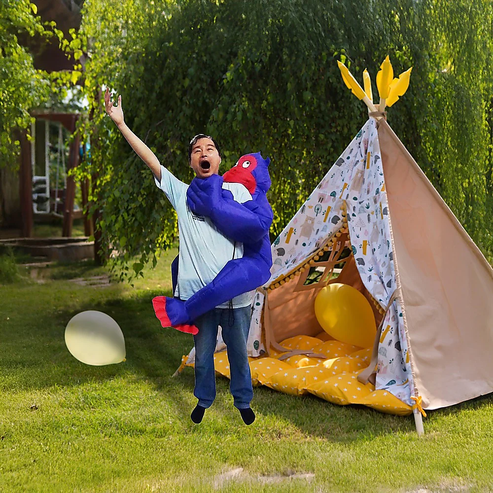 GORILLA Fancy Dress Inflatable Suit - Fan Operated Costume - Nurns