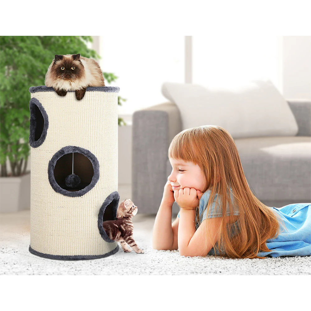 Cat Tree Trees Scratching Post Scratcher Tower Condo House 70cm - Nurns