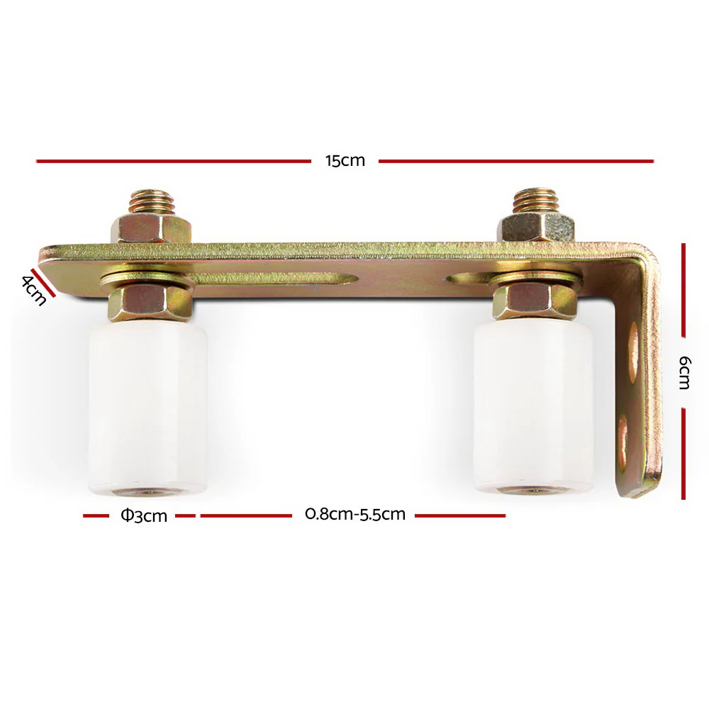 Roller Guide Gate Opener Track Stopper Sliding Hardware Accessories Kit - Nurns