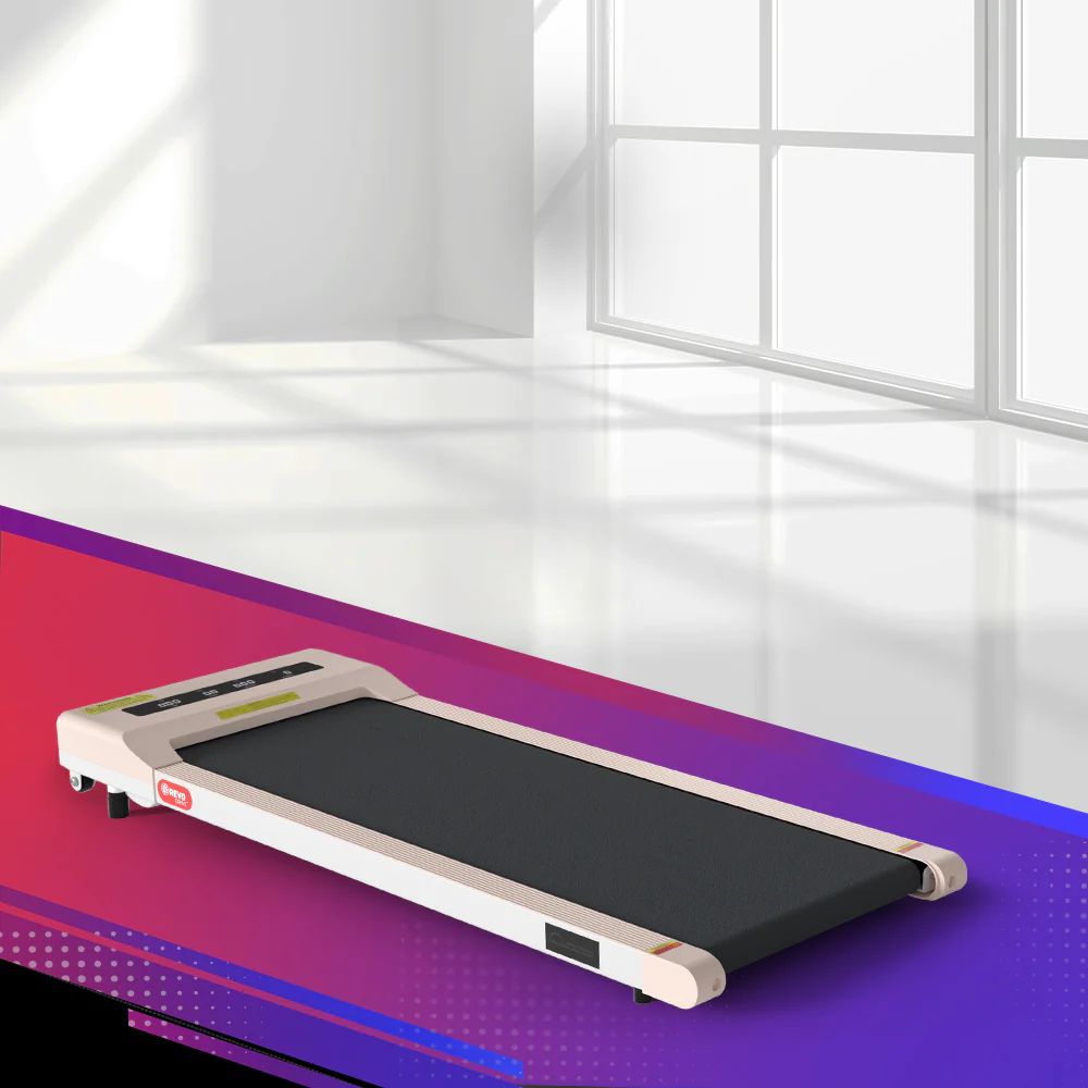 Everfit Treadmill Electric Walking Pad Under Desk Home Gym Fitness 360mm Pink - Nurns