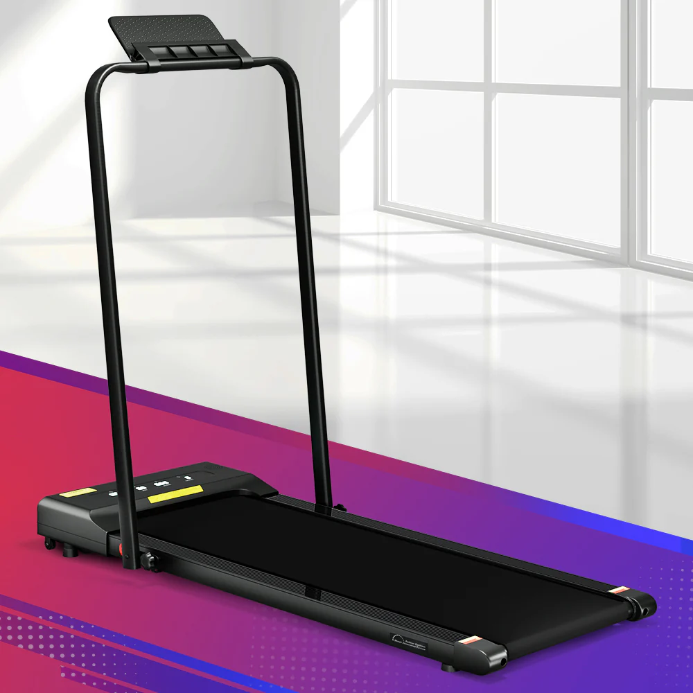 Everfit Treadmill Electric Walking Pad Under Desk Home Gym Fitness 380mm Black - Nurns
