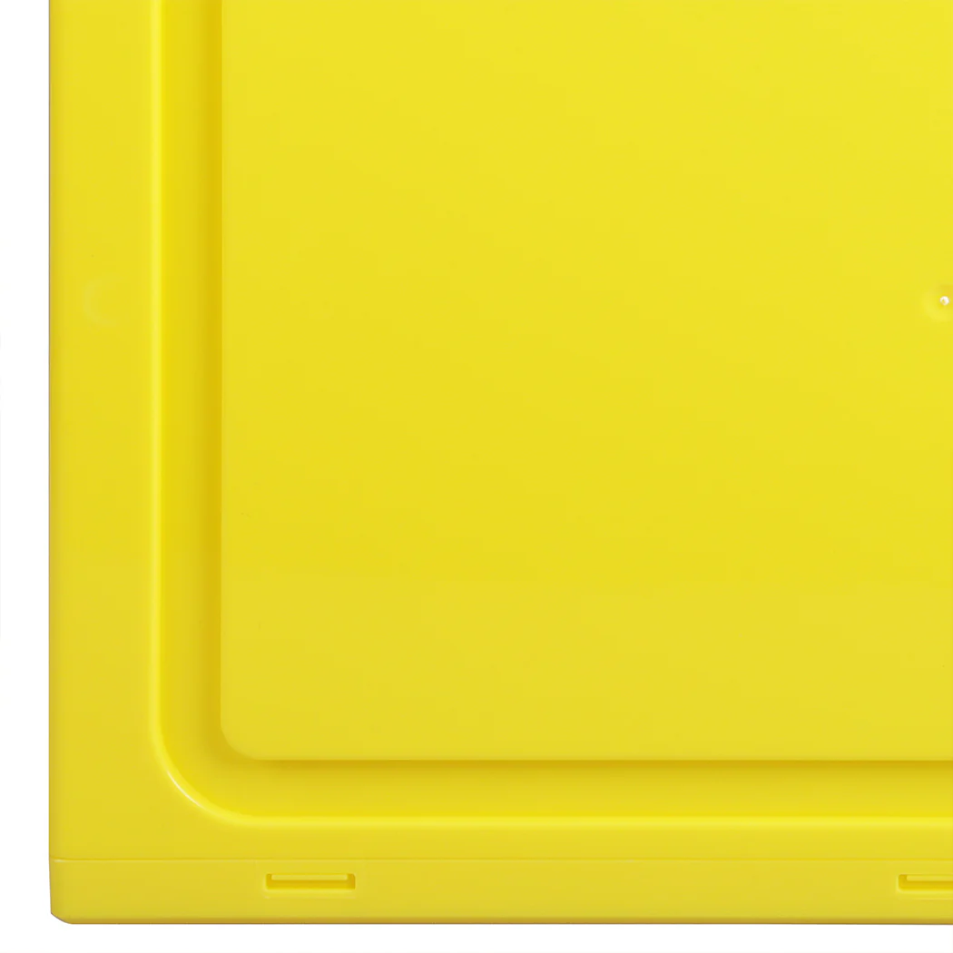 Stacked Sneaker Display Case Clear Shoe Yellow - Nurns