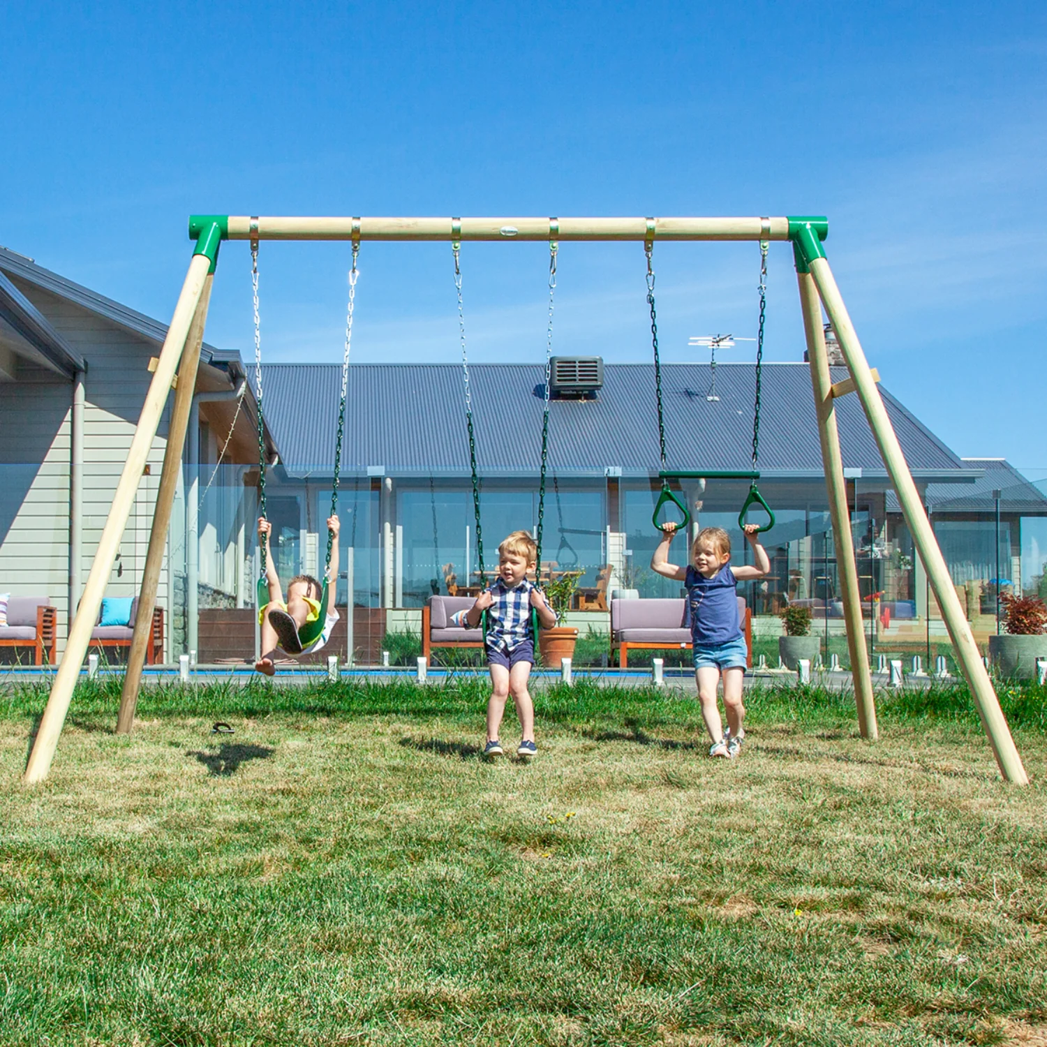 Kids Wesley Swing Set - Nurns