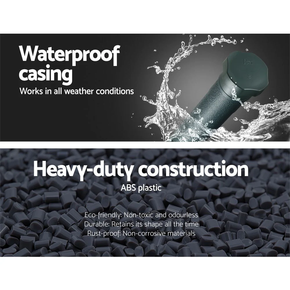 Set of 10 Snake Repeller Multi Pulse Ultrasonic Battery Powered Pest Repellent - Nurns