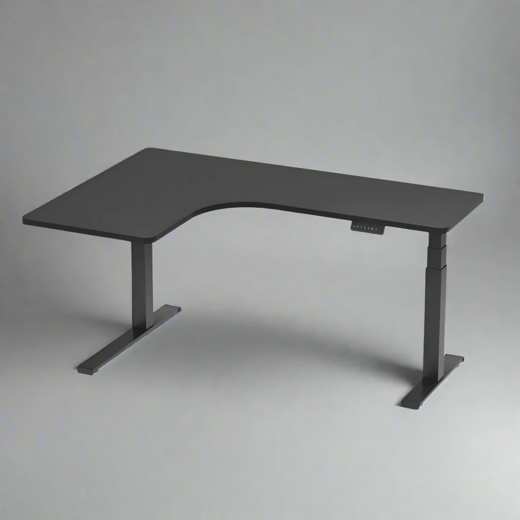 Artiss Standing Desks L-Shape Motorised 160cm Black - Nurns