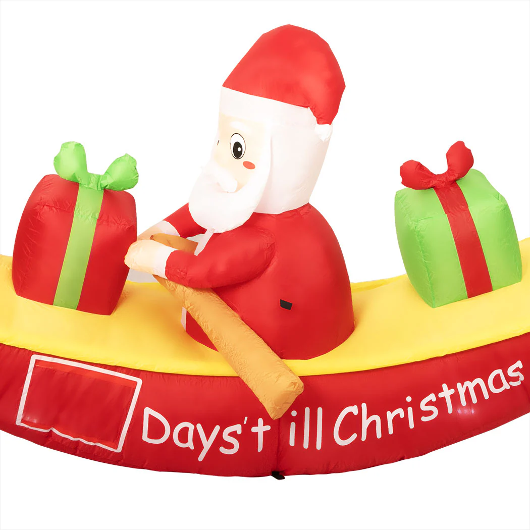 Santa Claus Christmas Inflatable Xmas Decorations - 1.35M - Nurns
