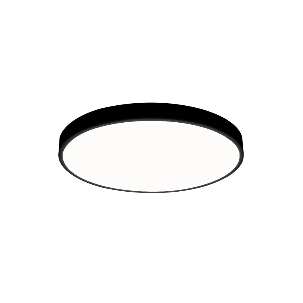 Ultra-Thin 5cm Led Ceiling Down Light Surface Mount Living Room Black 18W - Nurns