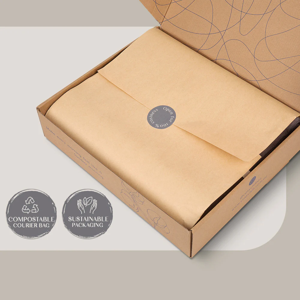 SINGLE 2-Piece Quilt Cover Set Cotton Duvet - Light Pink - Nurns