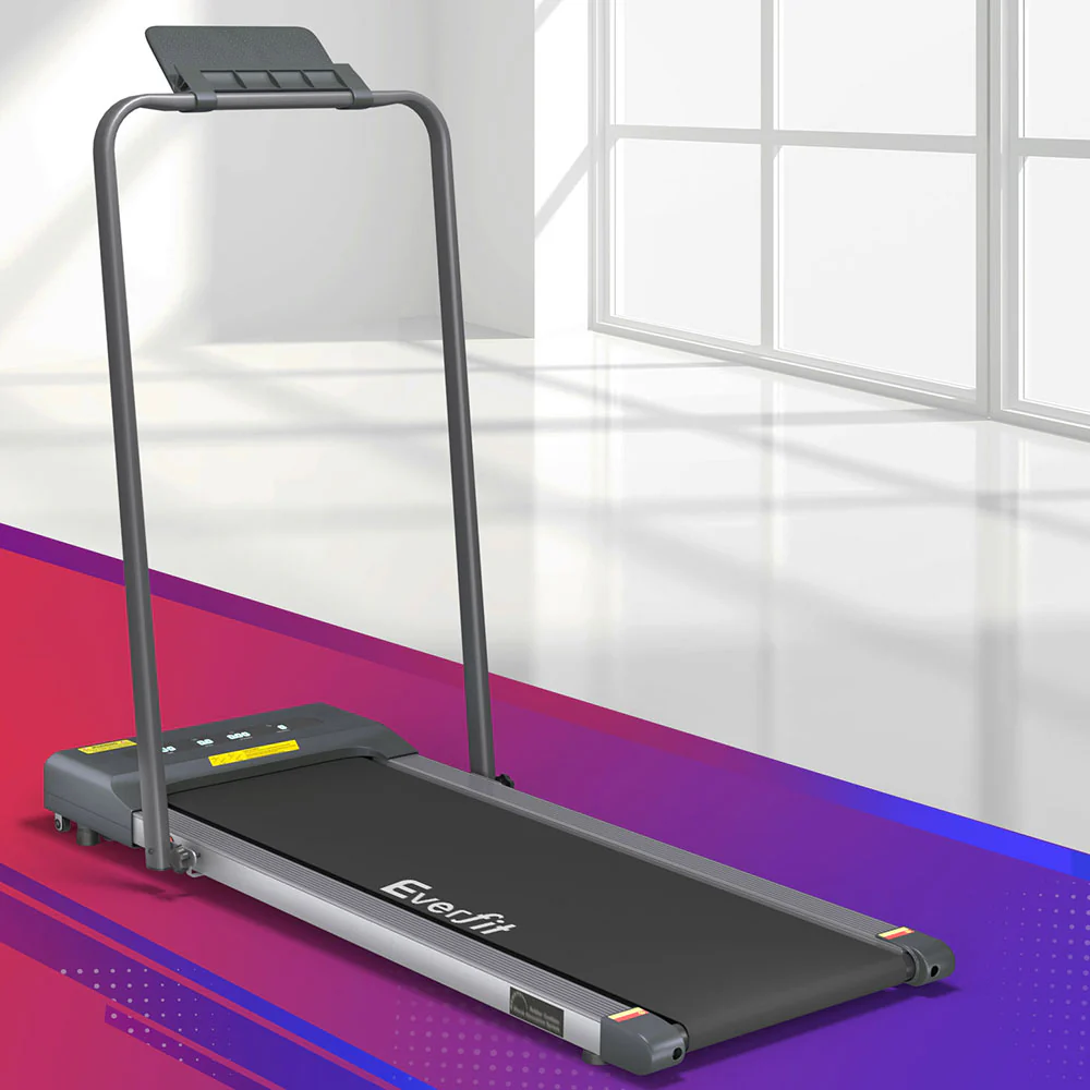 Everfit Treadmill Electric Walking Pad Under Desk Home Gym Fitness 380mm Grey - Nurns