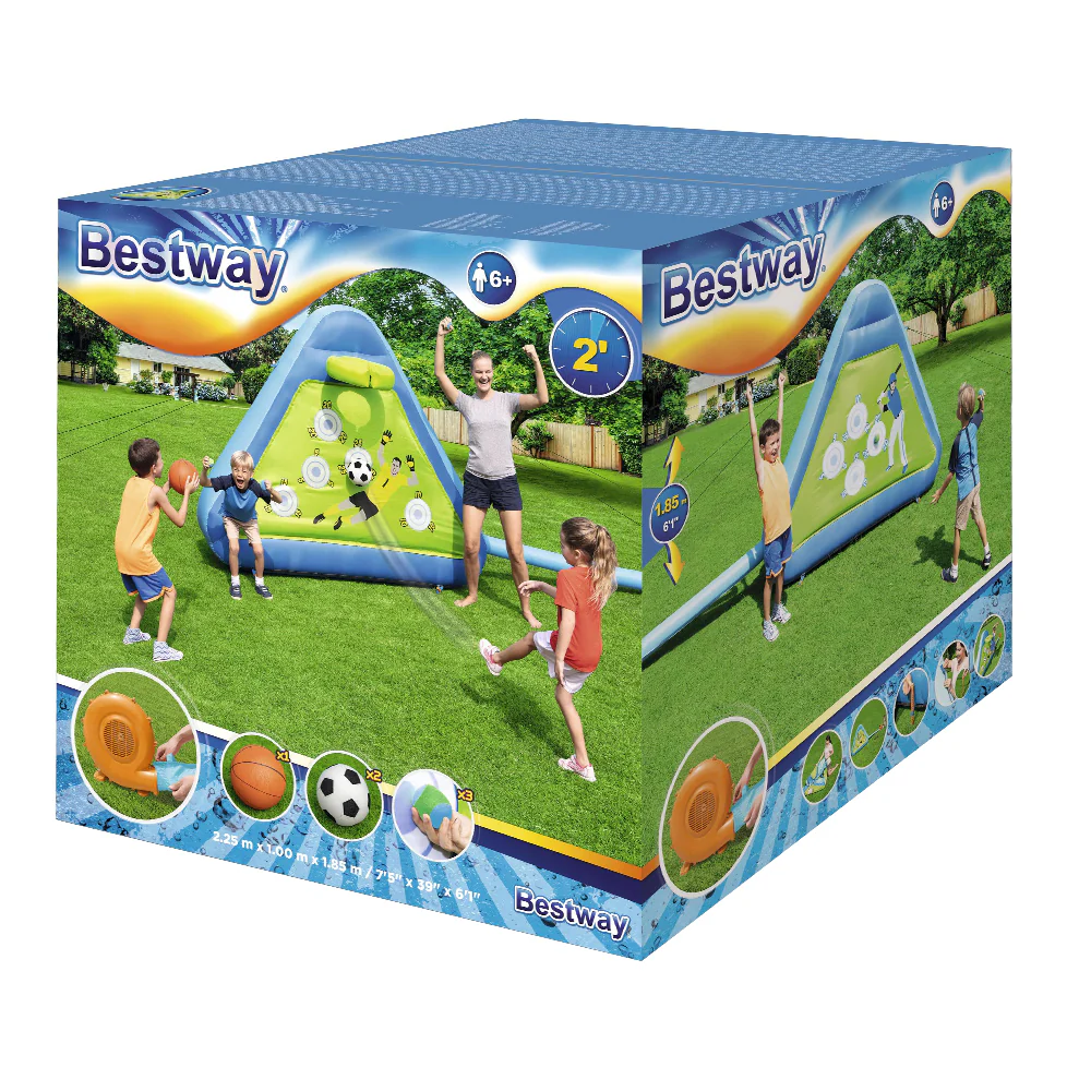 Factory Buys Kids Inflatable Soccer basketball Outdoor Inflated Play Board Sport - Nurns