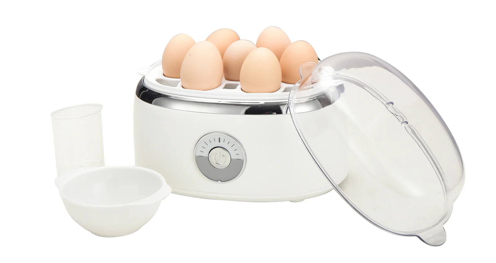 Electric Egg Steamer, Fits 7 Eggs & Cooked Perfectly - Nurns