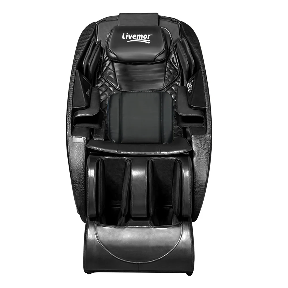 Kirin Massage Chair Electric Recliner Zero Gravity Massage Chair Deluxe - Black - Nurns