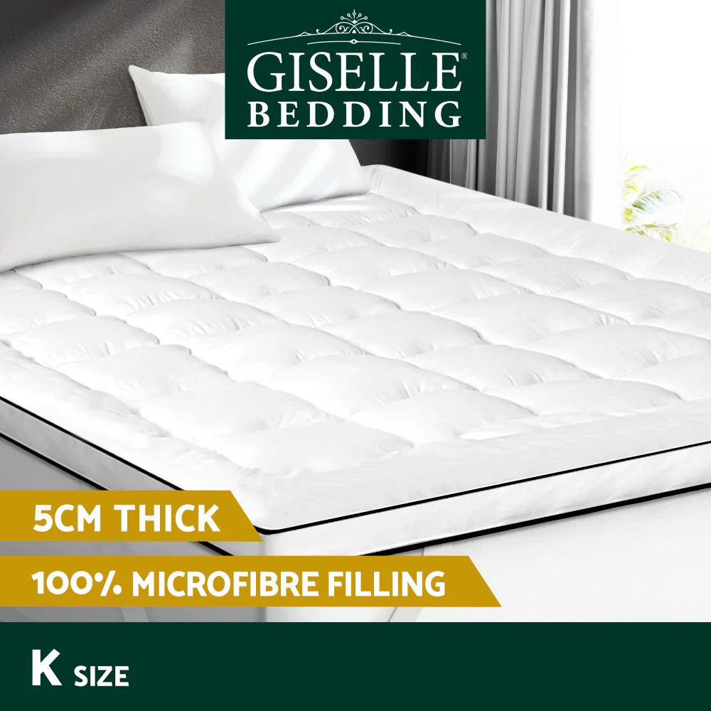 King Giselle Bedding Mattress Topper Pillowtop - Nurns