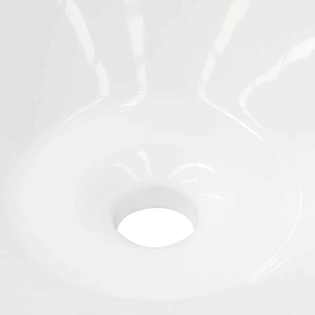 Ceramic Basin Bathroom Wash Counter - Round - Nurns