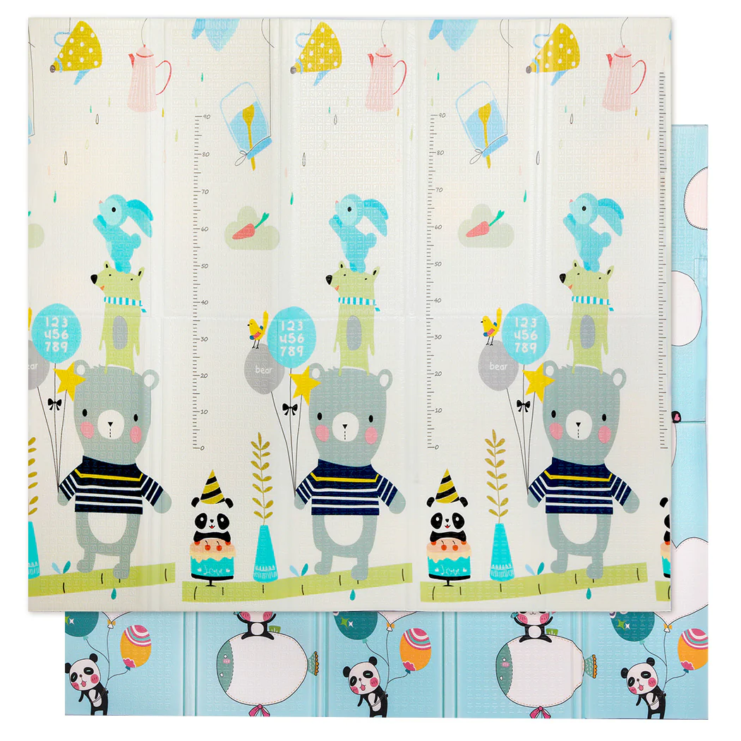 Kids Play Mat Baby Crawling Pad Floor Foldable XPE Foam Non-slip Carpet - Nurns