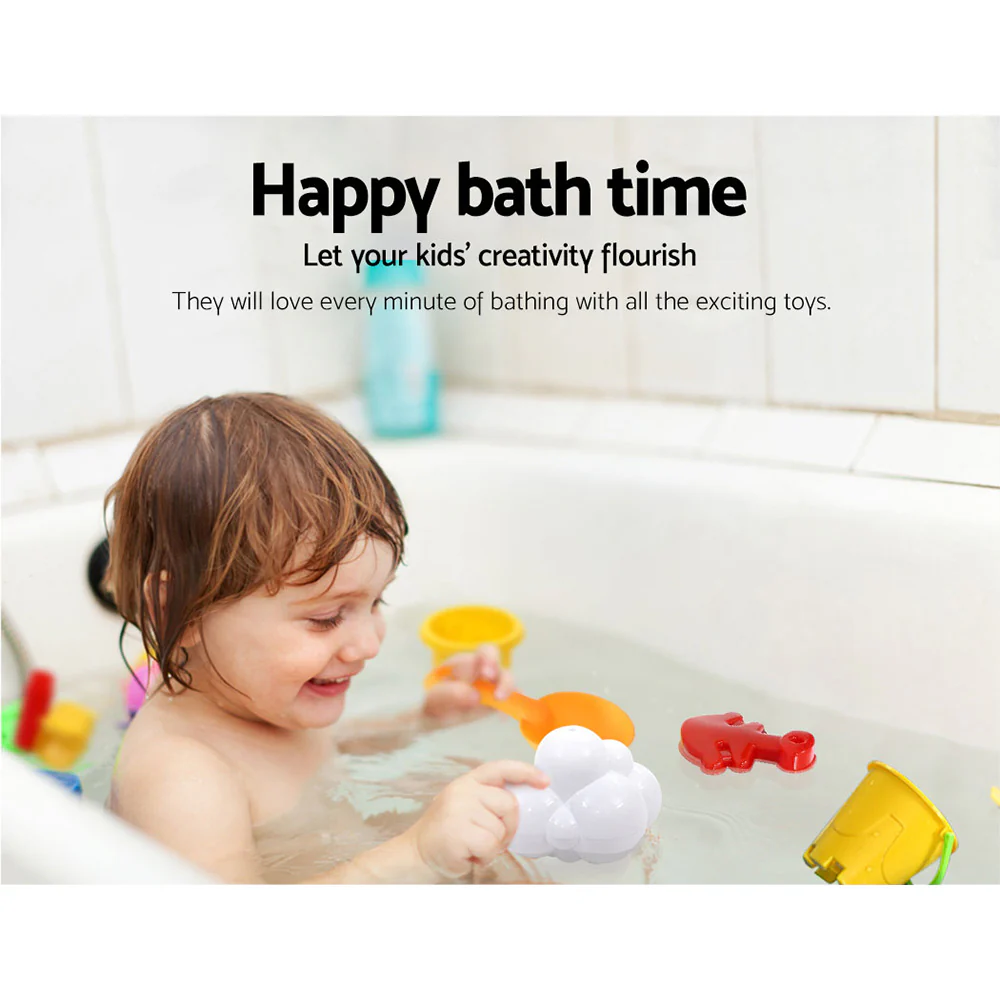 Kids Sandpit Pretend Play Set Outdoor Toys Water Table Activity Play Set - Nurns