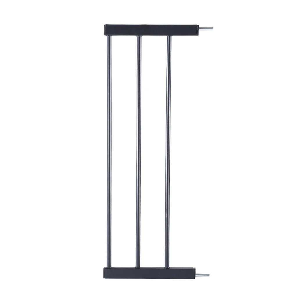 Baby Kids Safety Security Gate Stair Barrier Doors Extension Panels 20cm Black - Nurns