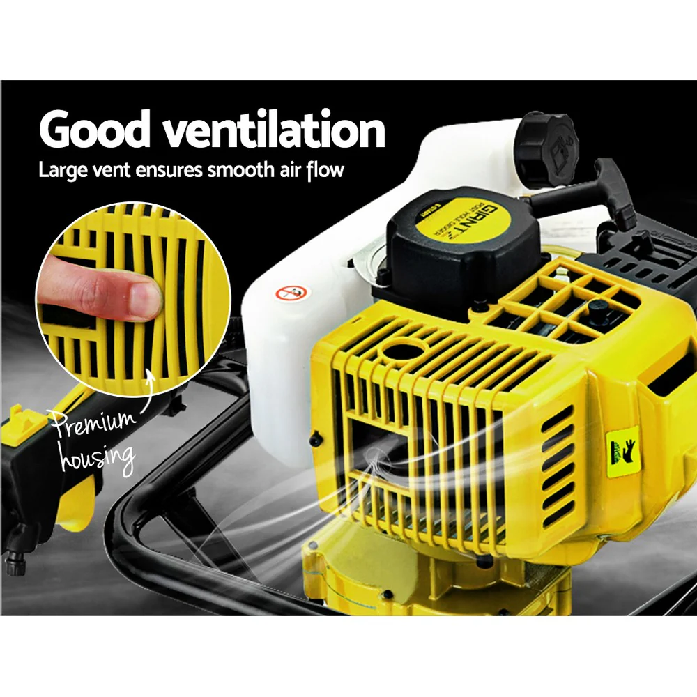 92CC Post Hole Digger 300mm Petrol Drill Auger Extension Bits - Nurns