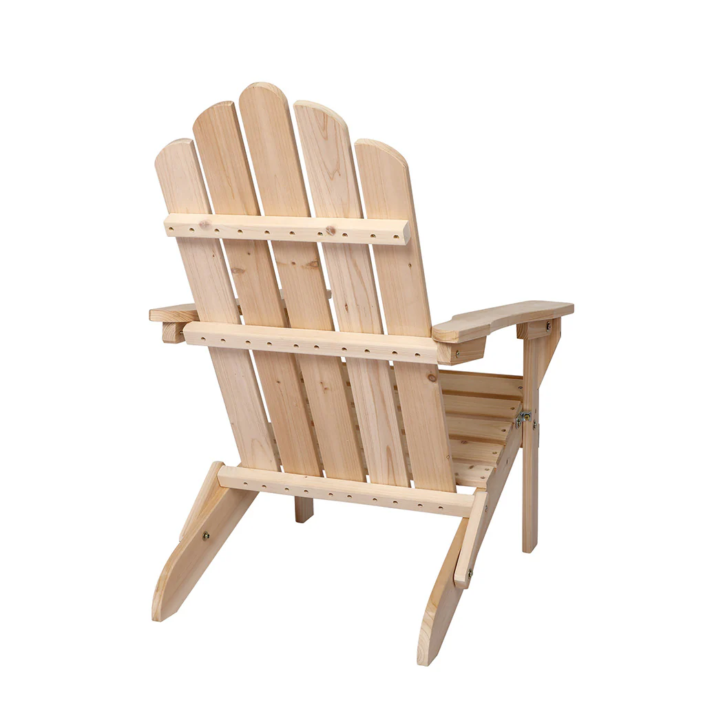 Adirondack Levede Chair Outdoor Furniture Natural - Nurns