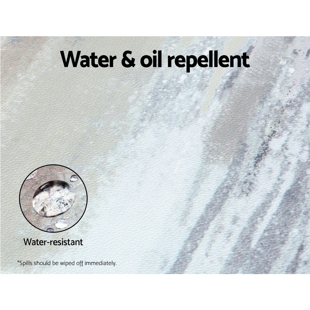Silas 45x75 Kitchen Mat Non-slip PVC Anti Fatigue Floor Rug Home - Nurns